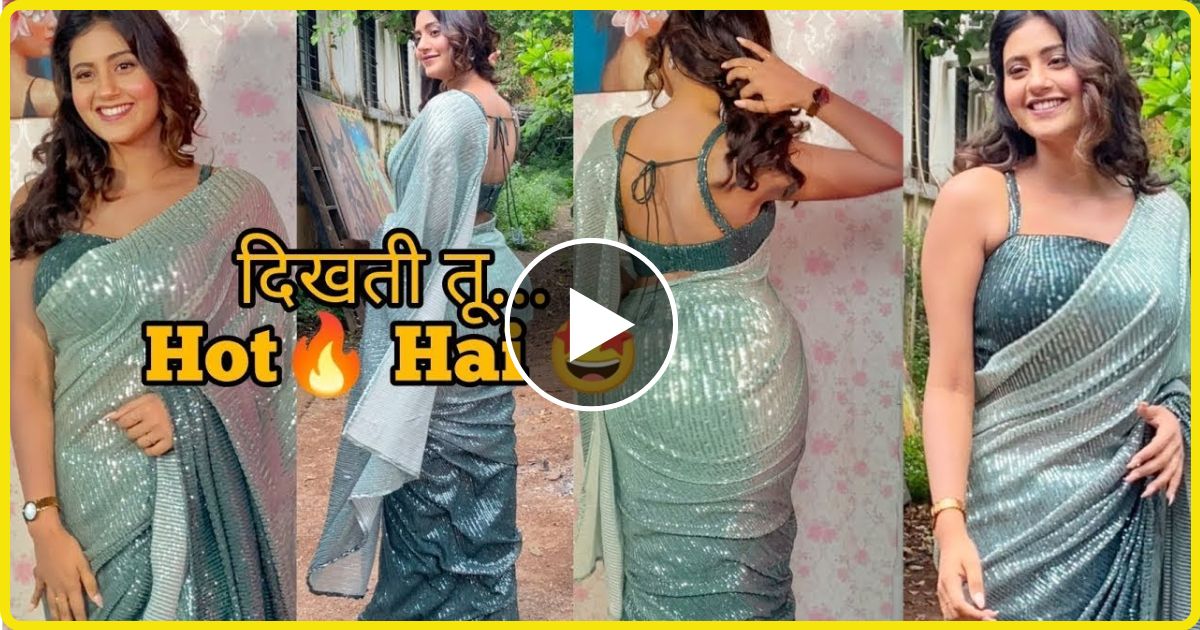 Anjali Arora embarrassed due to slipping of pallu during photo shoot