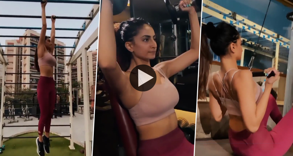 Shweta Tiwari's daughter Palak Tiwari works out in sexy style, Hot Video is getting the attention of fans