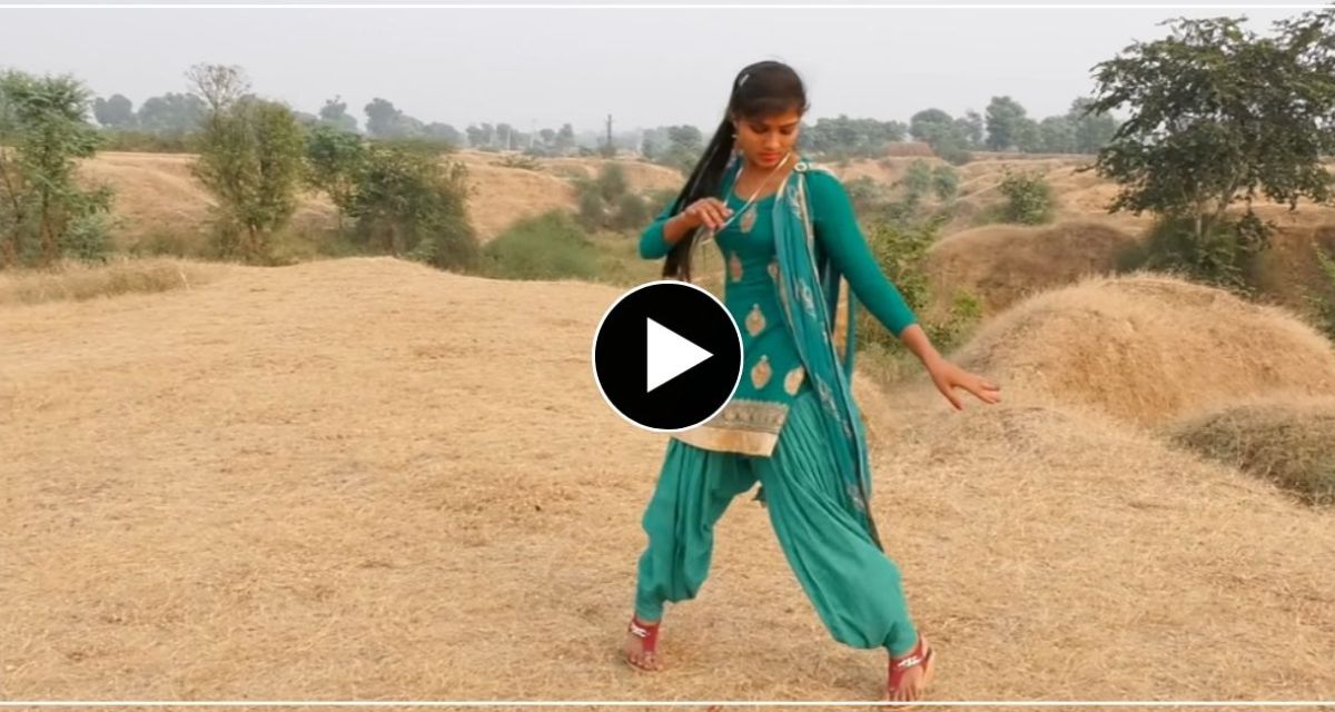 The village girl danced vigorously on the folk song