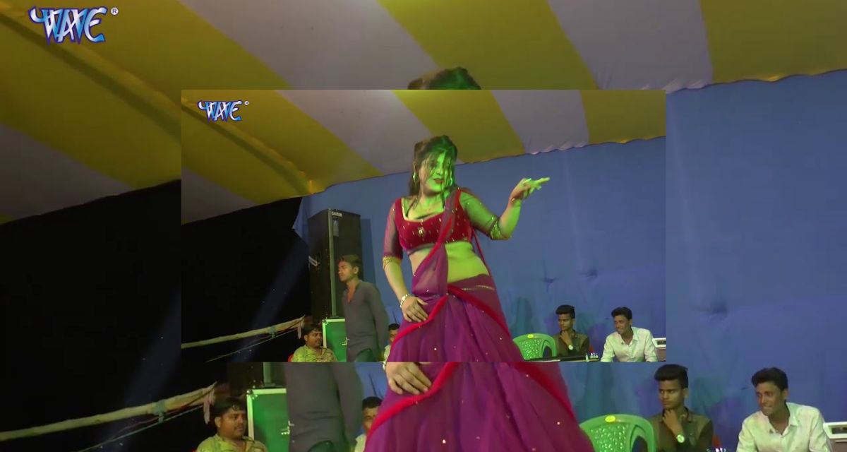 Female dancer on DJ sets stage on fire on Pawan Singh's song